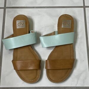 dv Dolce Vita Brown and Blue Sandals